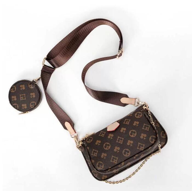 

3A bag With box Date code M44823 Luxurys crossbody handbag favorite multi accessories wallet 3 pcs bags wallets Women designer purses shoulder bags 61276, Extra fee (are not sold separat)