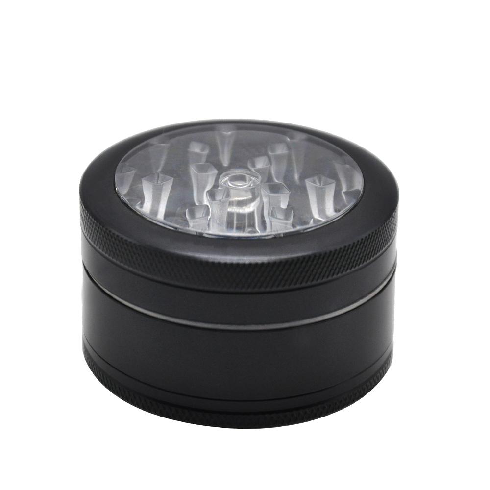

Smoke Accessory Zinc Alloy Herb Grinder 3 Layers 53 MM Plastic Teeth Smoking Tobacco Spice Crusher Herbs Miller Hand Miller