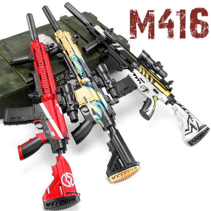 

Gun Toys Sniper Rifle M416 Toy Gun Manual 98K AWM Water Gel Blaster Pistol Outdoor Game AirSoft Weapon Pistola For Boy Adults Gift T221105