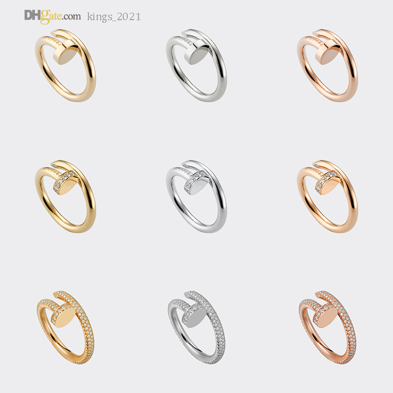 

Nail Ring Designer Ring Carti Band Rings Women/Men Luxury Jewelry Titanium Steel Gold-Plated Never Fade Not Allergic Gold/Silver/Rose Gold 21748289