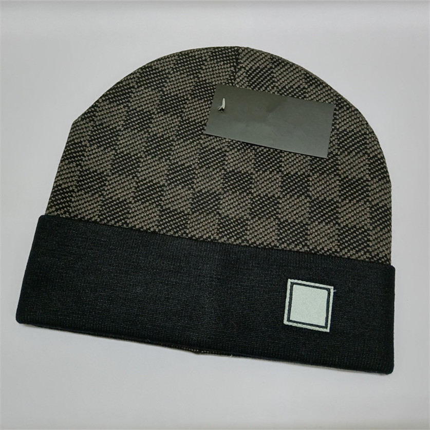 Fashin New designer beanie luxury men baseball hat sport cotton knitted hats skull caps fitted classic triangle letter printed wool beanies casua