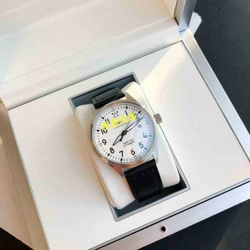 

Luxury Watches for Men Mechanics Wristwatch Men's Pilot Series Mark 18 Automatic Mechanical Movement Designer