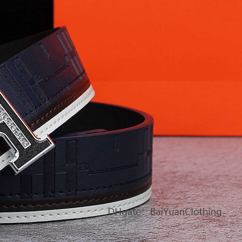 

New fashion brand belt men women luxury letter H buckle designer belt business jeans belts for man lady casual and versatile width 3.8cm wholesale, As pic