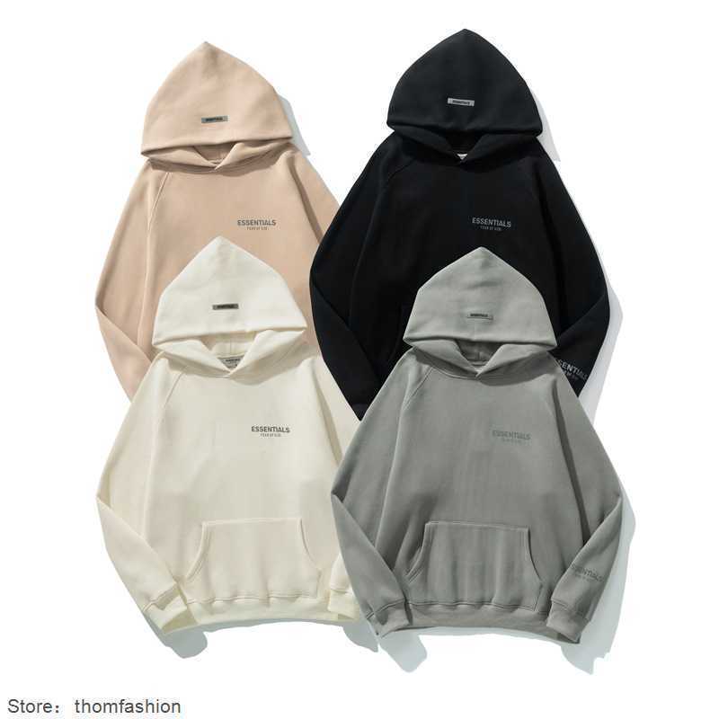 

High Street Couples Hoodie Essential Small Letters On The Chest Design Trendy Fashion Outdoor Casual Men And Women Sports Hoodies, Black
