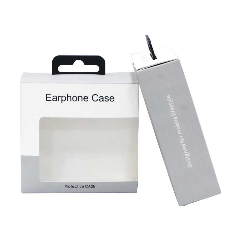 

Card Paper Blister Box With Clear Window Tray Packaging For Airpods 3 Pro Case Cover Package A330