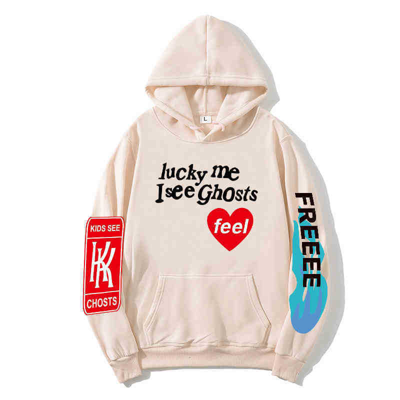 

Graffiti Letter Print Plus Veet Sweatshirt Men Harajuku Fce Hoodie Hip Hop Stranger Things Hooded Hoodi, White