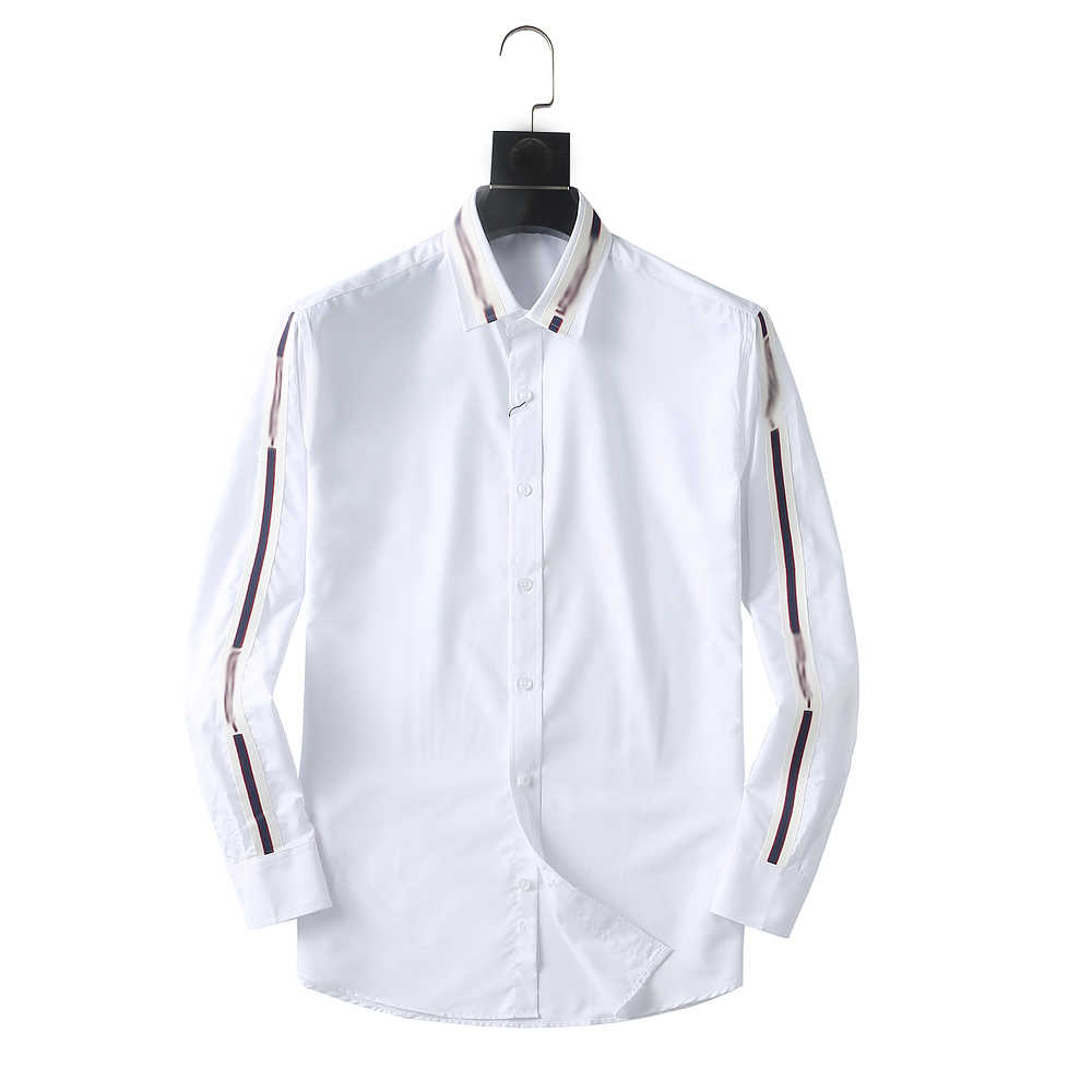 

Mens Shirts Top small horse quality Embroidery blouse Long Sleeve Solid Color Slim Fit Casual Business clothing Long-sleeved shirt Normal M- #09, Colors