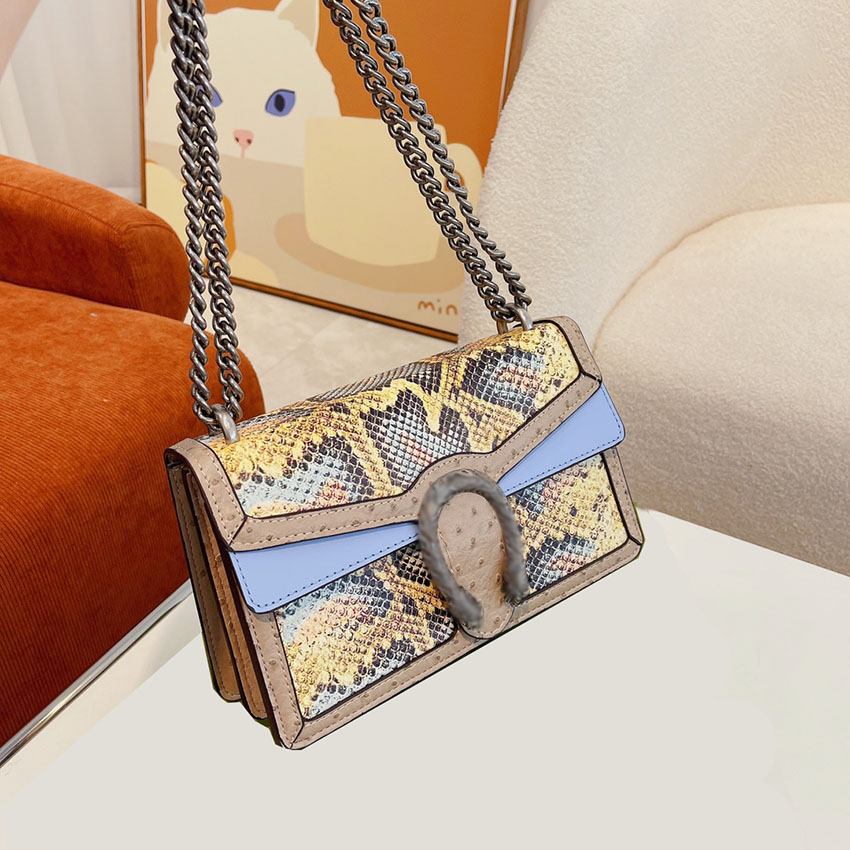 

5A Designer Women Shoulder bag Fashion Leather Crossbody Lady Chain Classic Flap Clutch Plain Handbag wallet, White small size