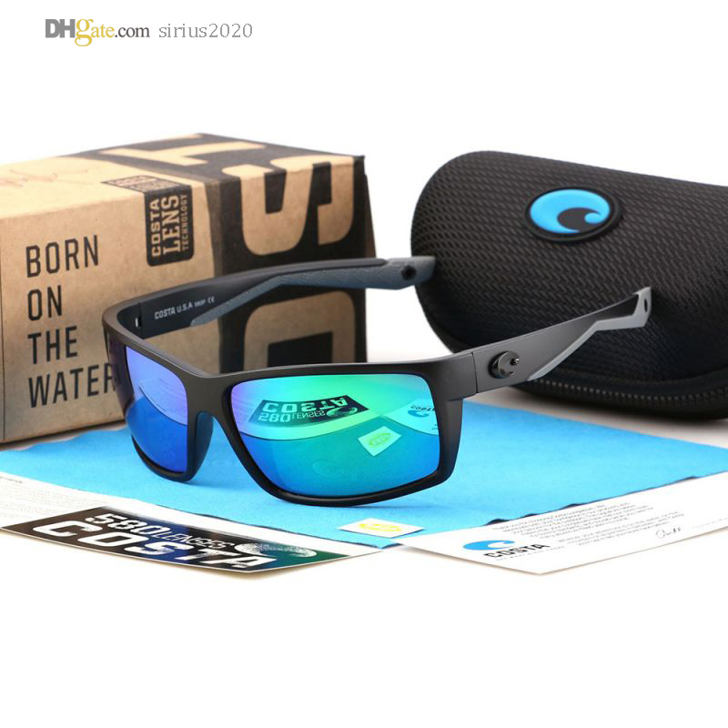

costa sunglasses polarizing UV400 sunglasses designer 18150 fishing sun glasses PC lenses Color Coated TR-90&Silicone Frame 21682413