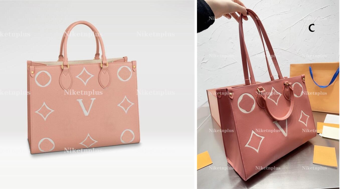 

M46286 OnTheGo MM bag colorful gradient women luxury designer bags large capacity handbag M21233, #1
