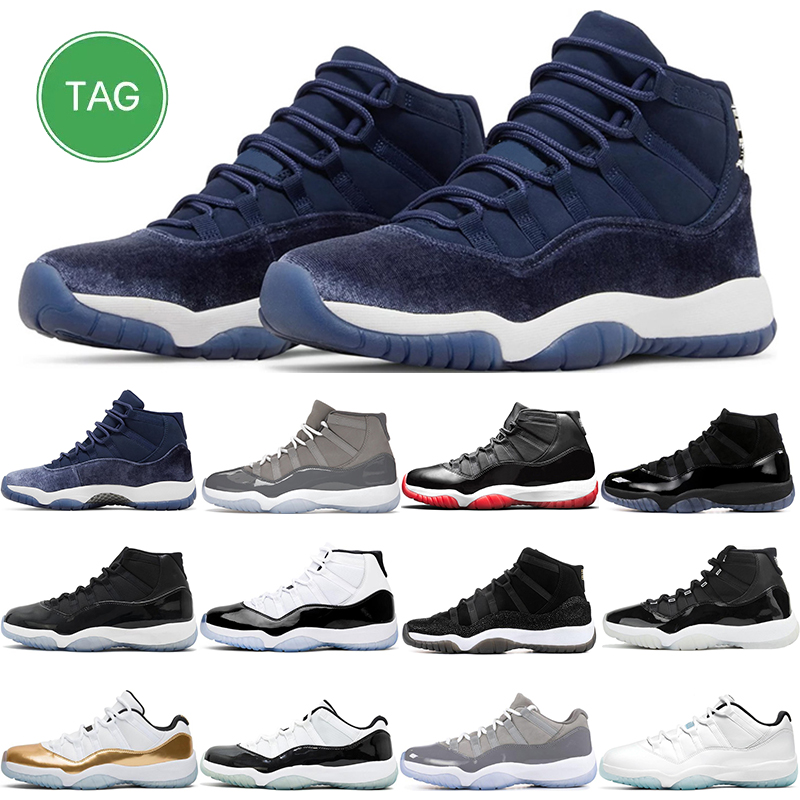 

Jumpman Retro 11 Men Basketball Shoes 11s Citrus 25th Anniversary Legend Blue Cap and Space Jam highTop Women Mens Trainers Outdoor Sports Sneakers, 11s concord
