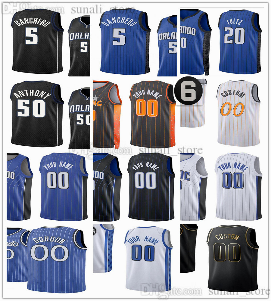 

2022-23 Printed Basketball Paolo 5 Banchero Jerseys Mo 11 Bamba Cole 50 Anthony Franz 22 Wagner Jonathan 1 Isaac Markelle 20 Fultz Jalen 4 Suggs Wendell Carter Jr. 10 Bol, Brown