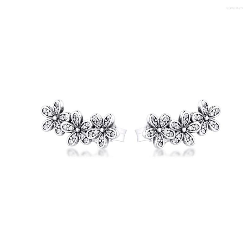 

Dangle Earrings Dazzling Daisies 925 Sterling-Silver-Jewelry