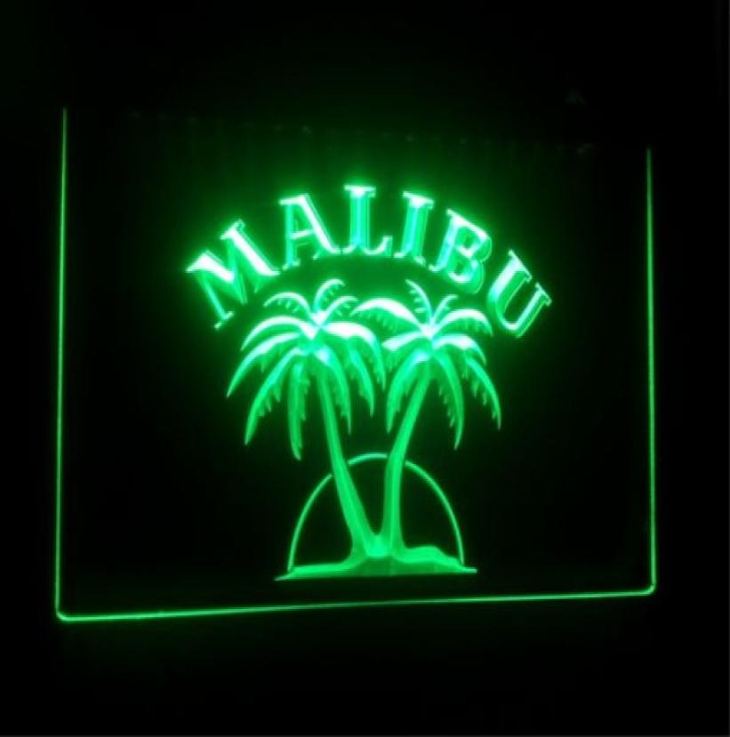 

b21 Malibu Rum Neon Light Sign Decor Drop Whole 7 colors to choose9099500
