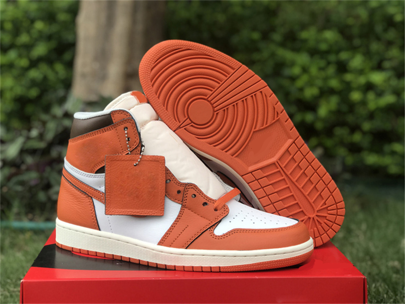 

Authentic 1 High OG WMNS Starfish Athletic Shoes Men Women Gorge Green White Orange Varsity Red Lost Found Chicago Reimagined Outdoor Sneakers With Box, 17