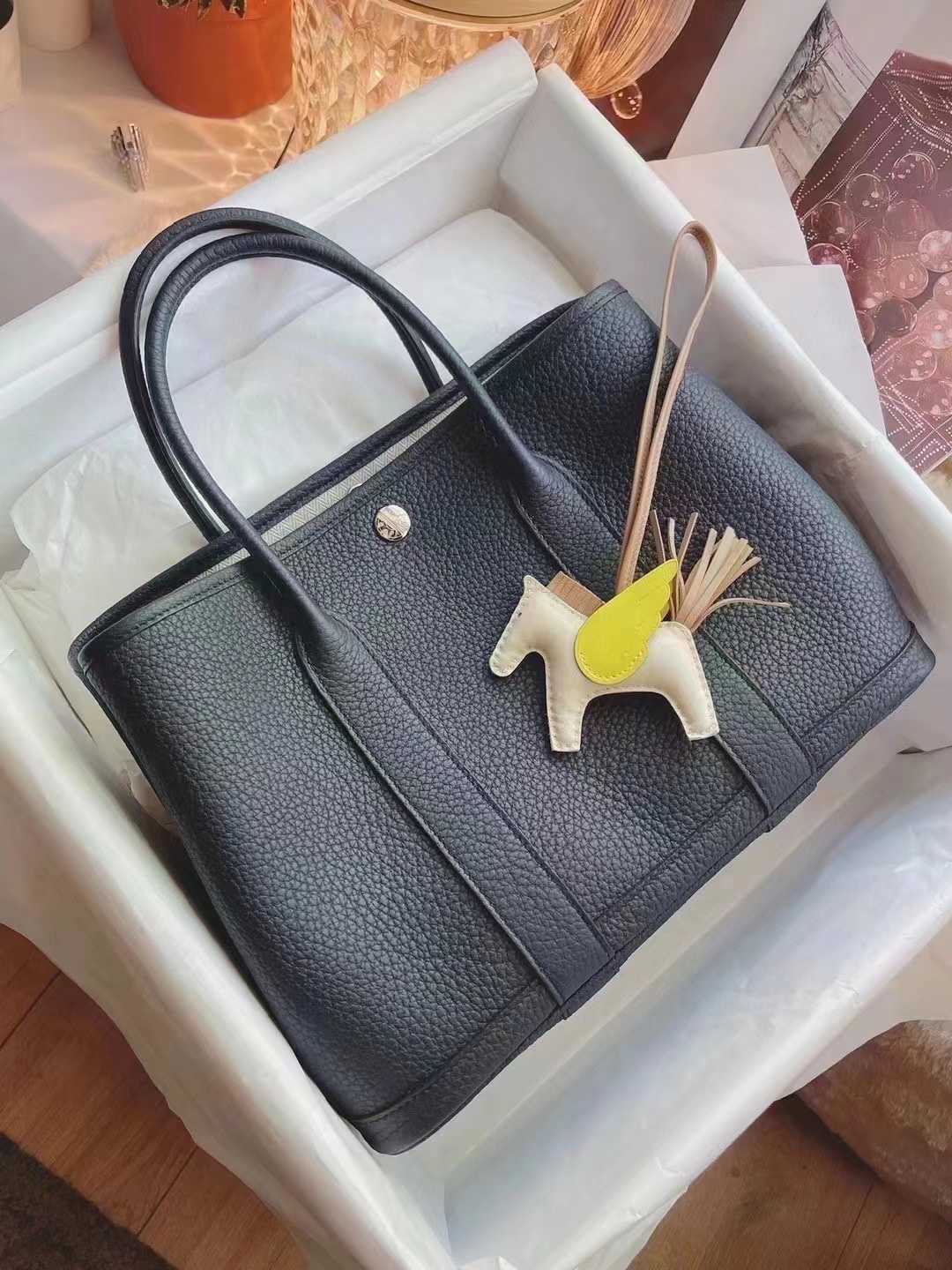 

h bag Designer fashion head layer leather H ermese garden bag Handmade EPSOM women Tote shoulder lychee grain negonda shell portable, Not for sale do not shoot