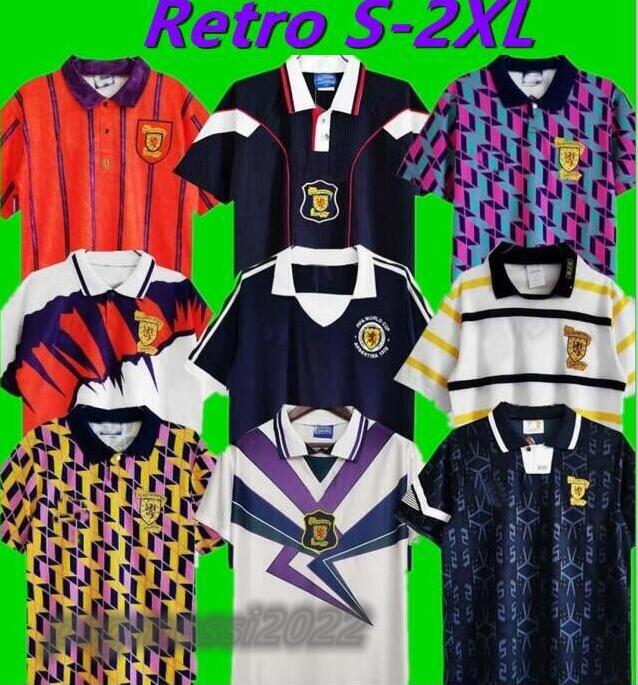 

1978 1986 1982 World Cup FINAL Scotland Retro Soccer Jersey McCOIST GALLACHER LAMBERT BROWN classic Vintage Leisure Football Shirt 1988 89 90 91 92 93 94 95 96 97 98 99 66, 94/96 away jersey