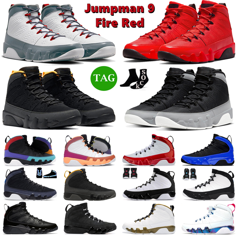 

Classic Jumpman 9 9s Men Basketball Shoes Chile Red Particle Grey University Gold Blue UNC Anthracite Multi Color Mens Trainers Outdoor Sneakers, #3