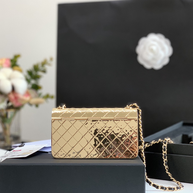 

Original Quality Luxury Designer Evening Bag Women Chain Flap Bags With Box C112