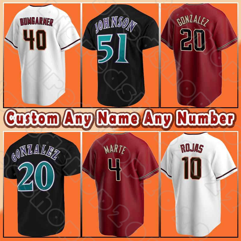 

Diamondbacks Randy Johnson Baseball Madison Bumgarner Arizona Jersey Ketel Marte Luis Gonzalez Christian Walker Carson Merrill Kelly Daulton Varsho Seth Beer, Custom men-retro (x w s)