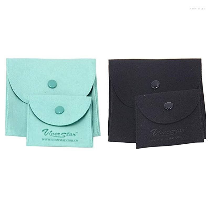 

Jewelry Pouches SheepSew Pack Of 4 PCS Suede Leather Pouch With Snap Button Bags For Wedding Favors Bridesmaids Bridal Party