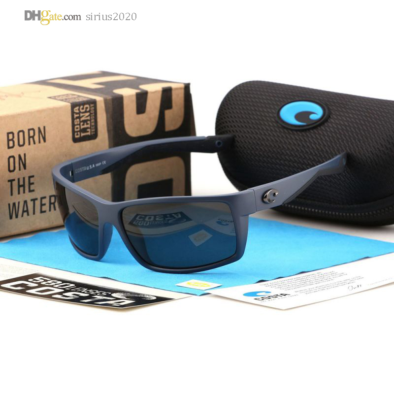 

costa sunglasses polarizing UV400 sunglasses designer 18150 fishing sun glasses PC lenses Color Coated TR-90&Silicone Frame 21786687