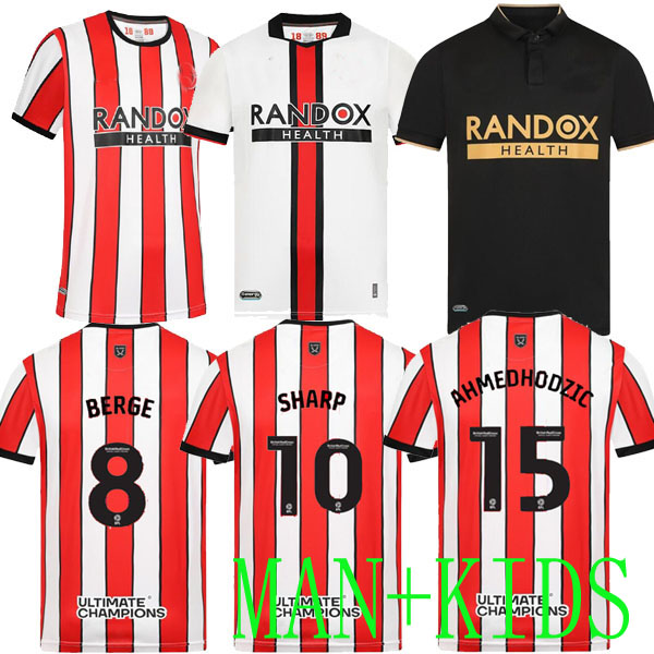 

22 23 Sheffield Home Away Soccer Jerseys Sander Berge United John Egan Rhian Brewster Anel Ahmedhodzic Oliver Mcburnie Jayden Bogle 2022, Away man 2
