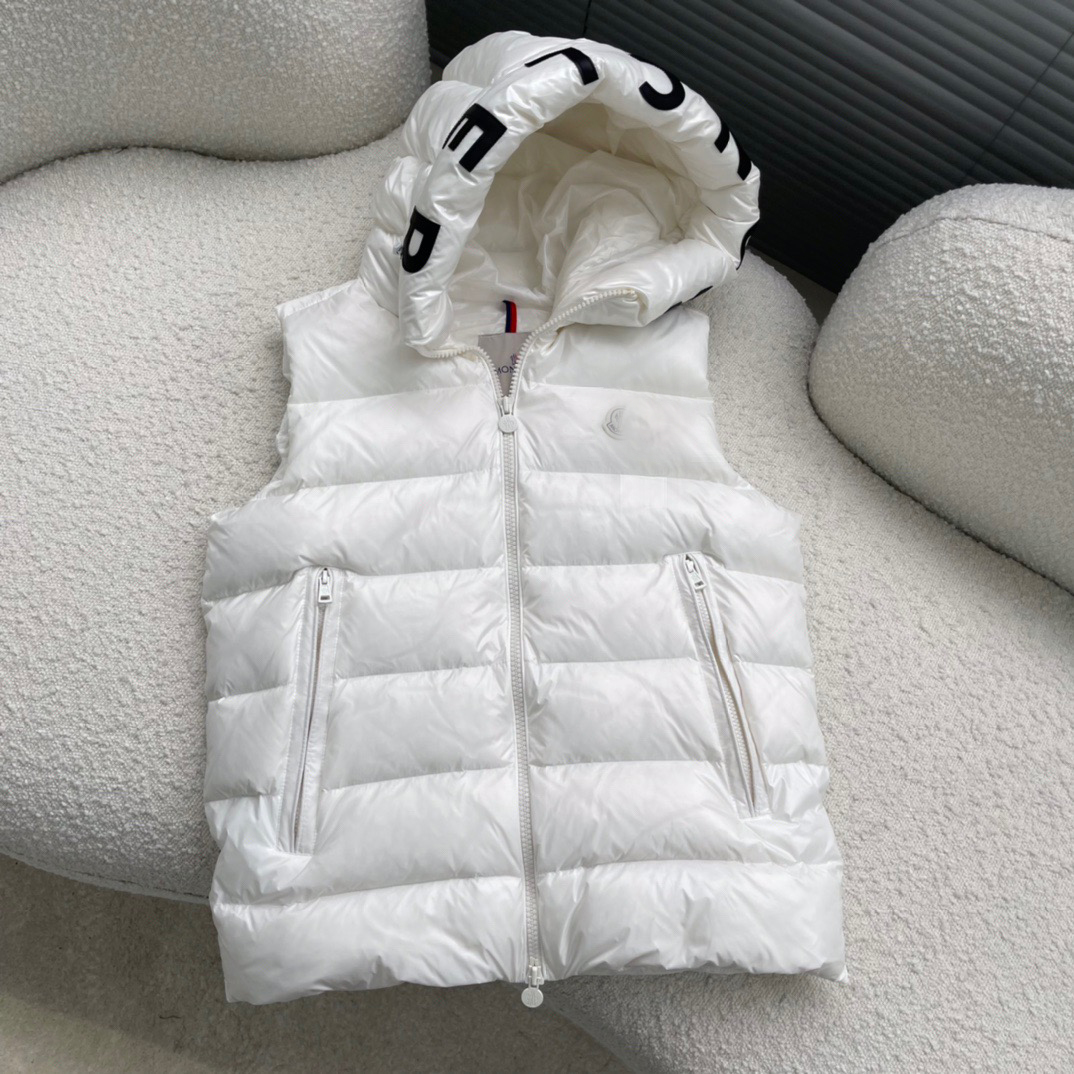 

Mens Designer Down Vest Jackets Women Coat Parkas Windproof Casual Waistcoat Hoodies Padded Coats, White