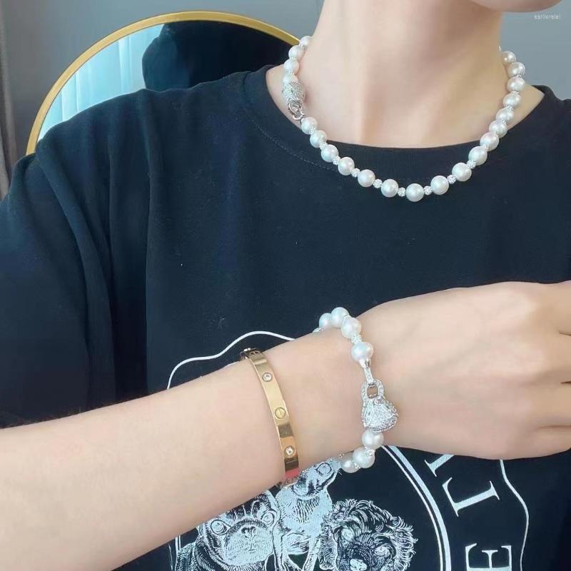 

Necklace Earrings Set Freshwater Culture White Pearl CZ Connector Bracelet 8" 18'' Sets, Picture shown