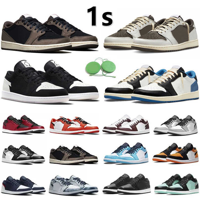 

2023 OG Basketball Shoes Trainers Sports Sneakers Reverse Mocha Fragment Dark White Camo Wolf Grey Paint Drip Unc Bred Diamond Jumpman 1 1S, Color#24