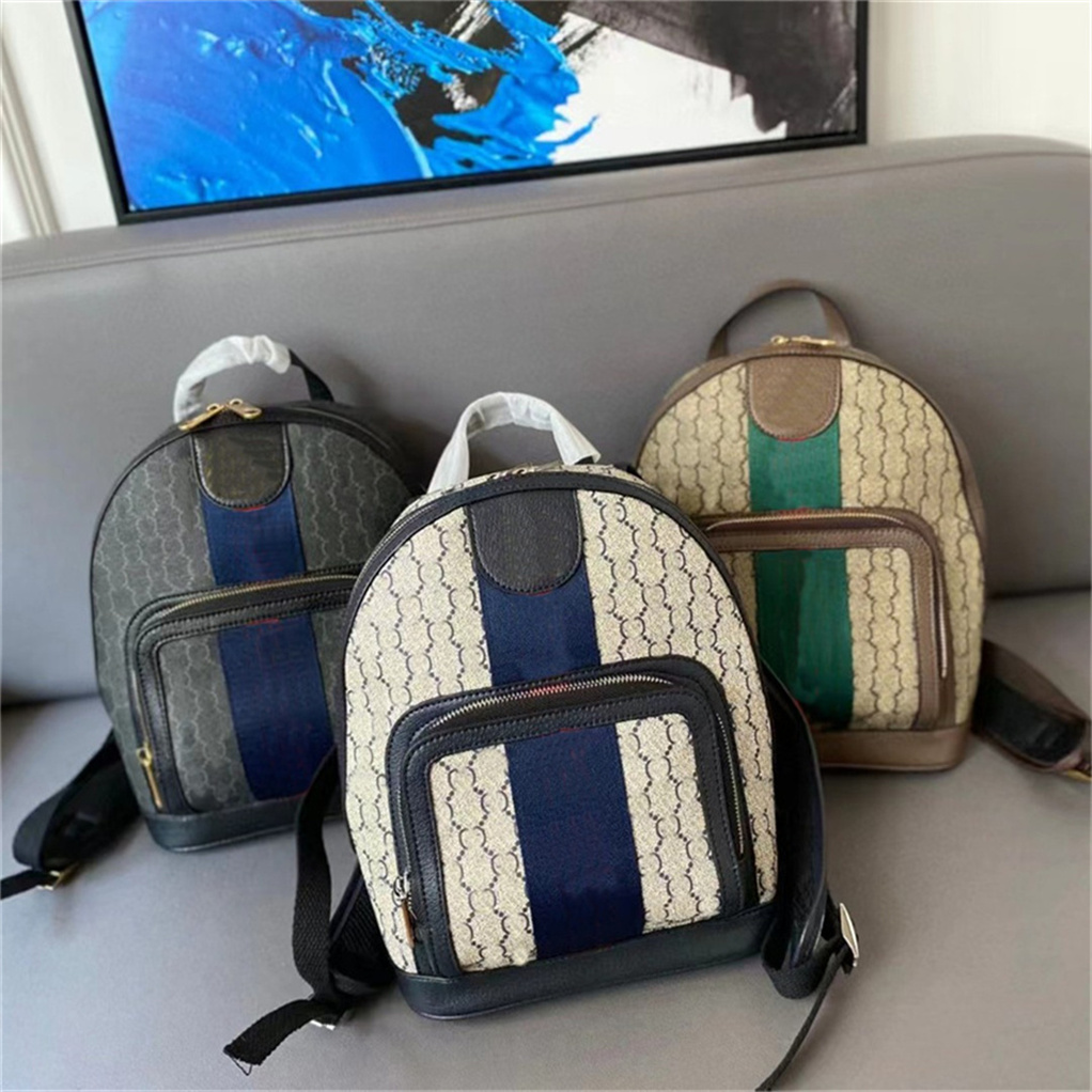 

Luxury Designer Backpack Womens Men Ophidia Bag Leather Handbags Casual Backpacks Shoulder Crossbody School Bags Totes, Brown