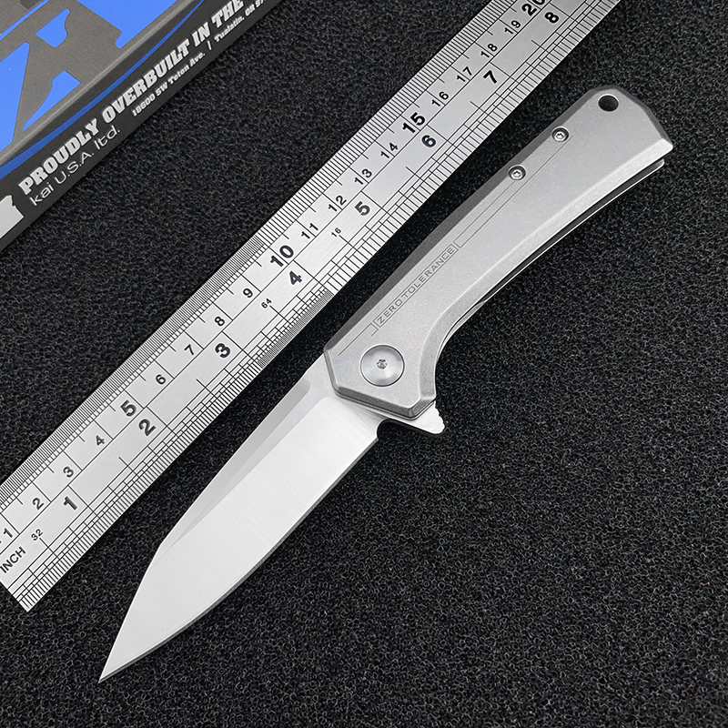 

Spring Assisted Open Knife Zero Tolerance ZT 0808 Rexford D2 Discontinued Rare Blue back Tactical Folding Knife Pocket Folder knives
