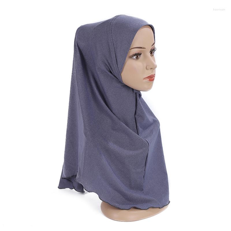

Ethnic Clothing H120 Latest Plain Muslim Big Girls Amira Hijab High Quality Adults Islamic Scarf Arab Hat Women's Headwrap Ramadan Pray