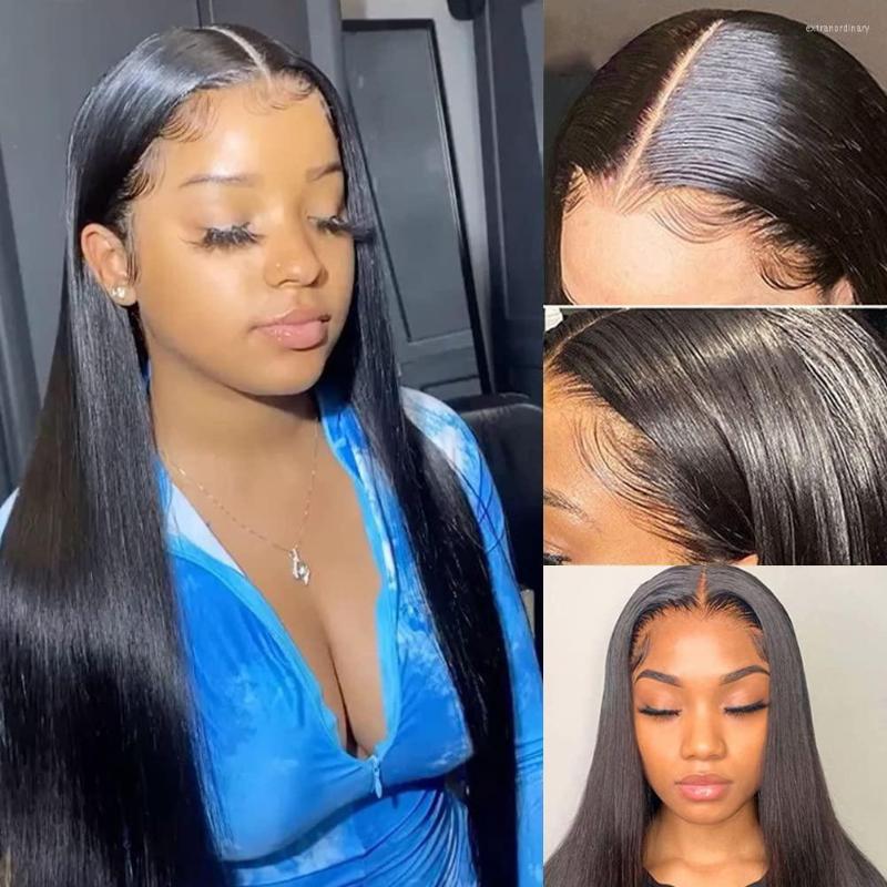 

Part Lace Wig Human Hair 13x4x1 Straight Front Wigs For Women Brazilian Remy Frontal, Picture shown