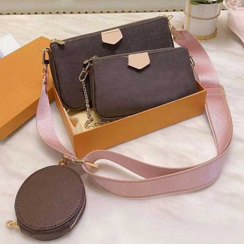 

Designer Bag Crossbody Evening bags Handbags hobo 3 in 1 Purses 44824 for Women Shoulder Tote Composite bag Chain Chest pack luxury pink messenger flowers wallets, Customize