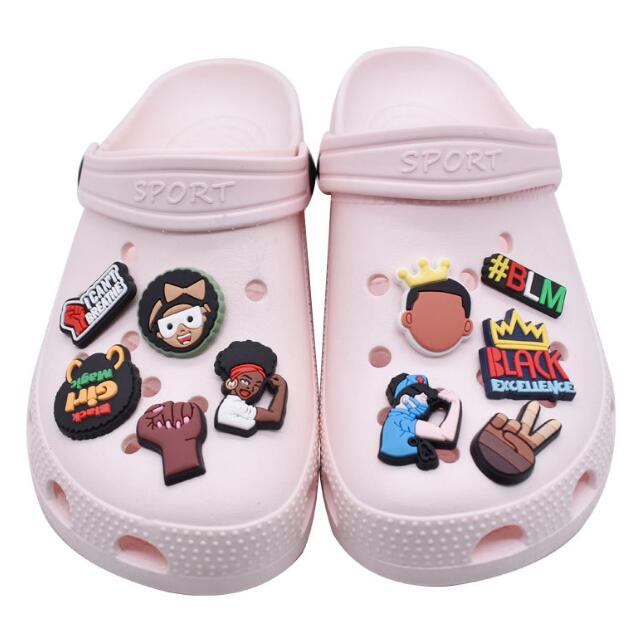 

hot shoe part accessories for clog garden shoe bracelet wristband decoration buckle croc shoecharms gift