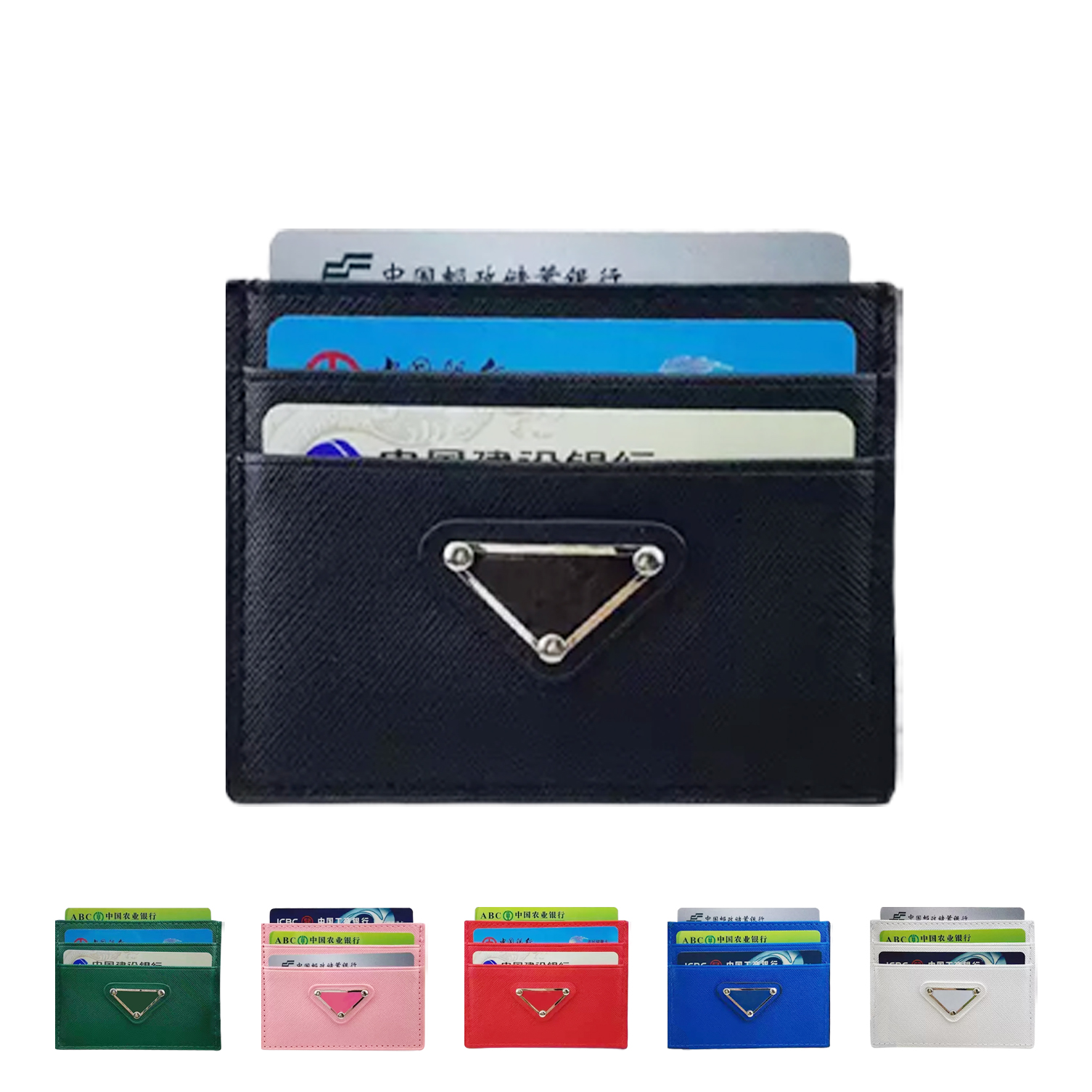 

Women's Mens Coin Purse wallets s triangle Wholesale vintage metal sign gift Designer Luxurys cardholder wallet brand Holders Key pouch pocket organizer wristlets, Carton