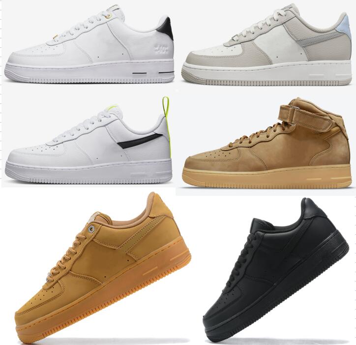 

men women air''forces 1 running shoes classic utility triple white black neon red chaussures mens trainers outdoor sport sneakers af1s, Add with shoes box