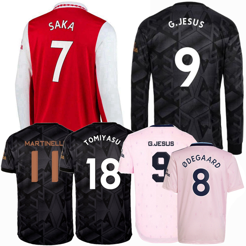 

Player Fans 2022 2023 G.JESUS soccer jersey SAKA SALIBA WHITE FABIO VIEIRA SMITH ROWE ZINCHENKO MARTINELLI THOMAS ODEGAARD TOMIYASU TIERNEY ARSens football shirts, 3rd