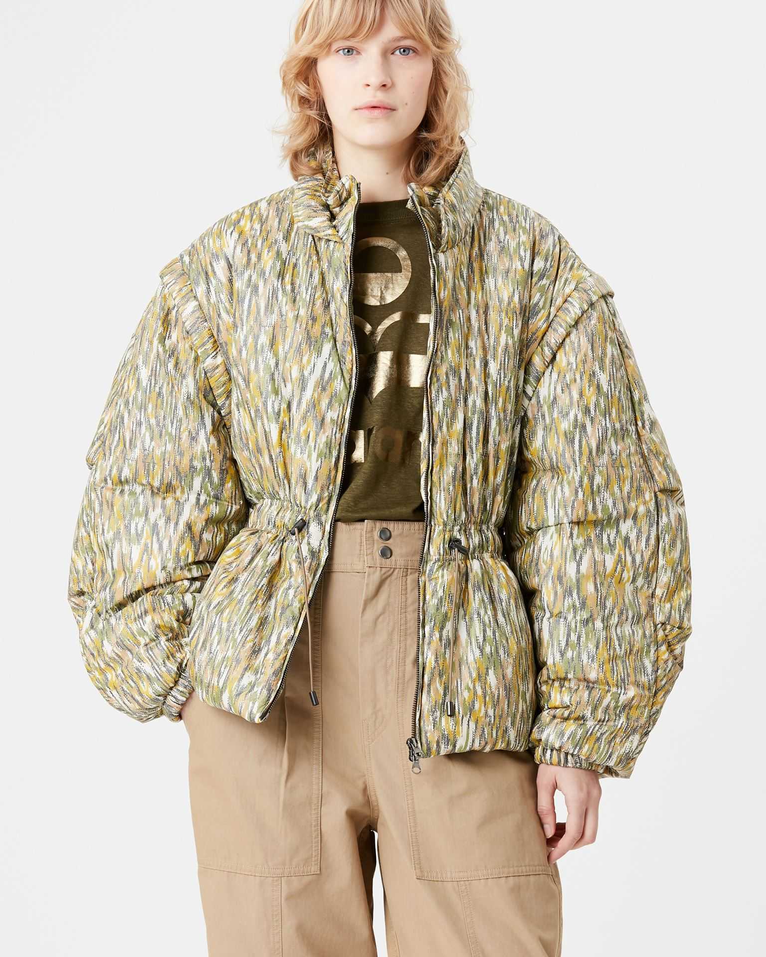 

Isabel Marant Lapel Jacket Women Designer Sleeves Detachable Coats Waist Zipper Casual Fashion Color Cotton Coat, Red
