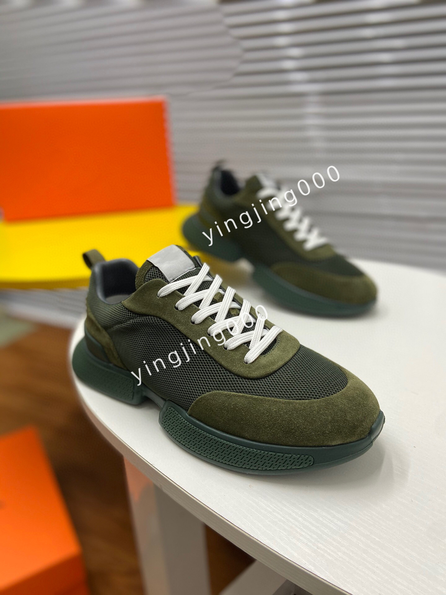 

Luxury Designer Couple Rick Owen Boots Canvas High Heels Platform Boot Men's Women's Shoes Black Lace up Boots hx210306 VEH4