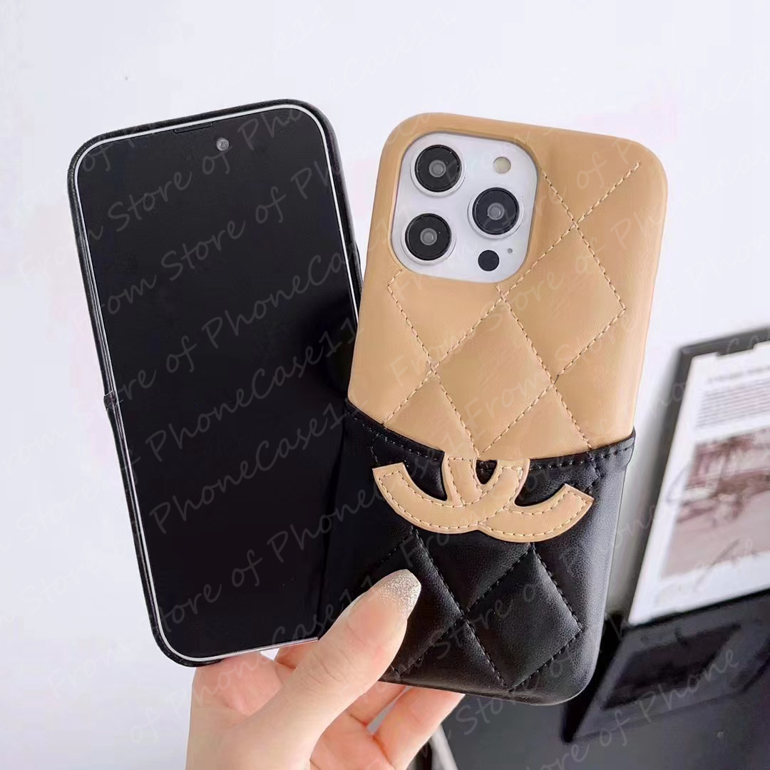

Designer Leather Card Phone Cases for iPhone 14 13 12 11 Pro Max X Xs Xr 8 7 plus 14plus 14pro 13pro 12pro 11pro Beautiful wallet Purse Case with Logo Box, #2