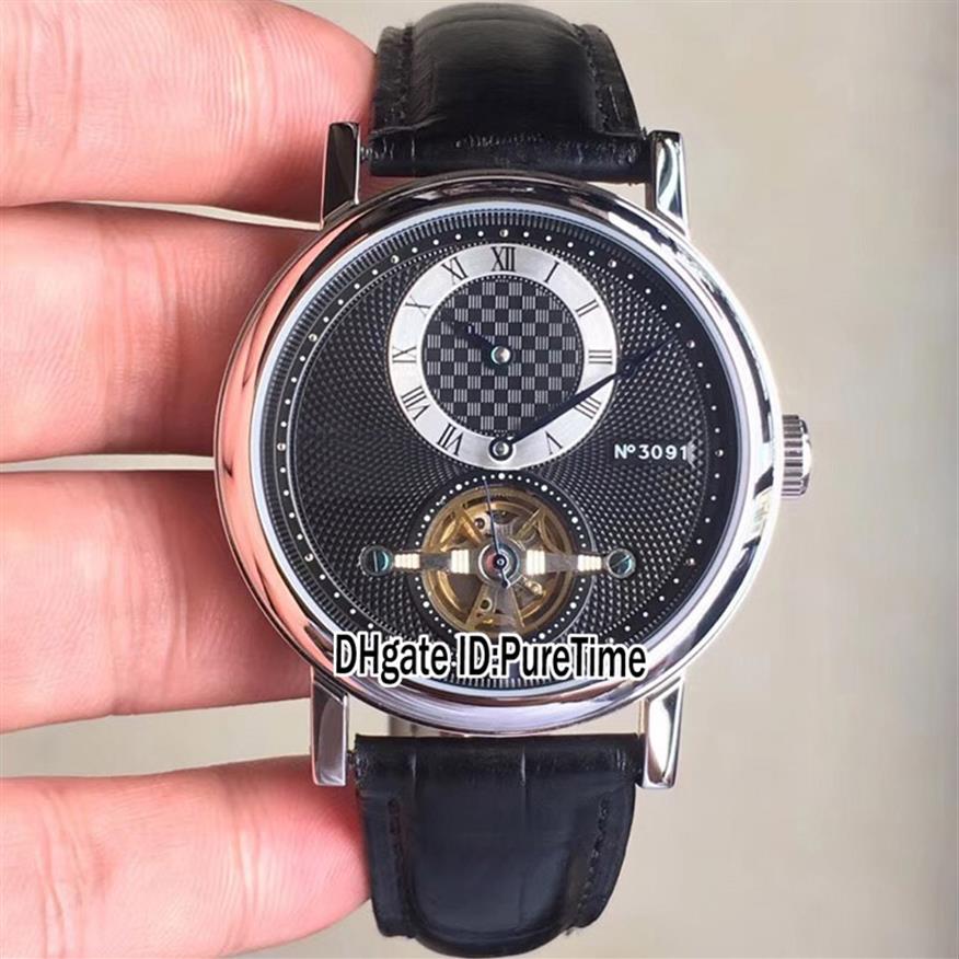 

New Grandes Compliciations 307BA 12 9V6 Steel Case Black Dial Tourbillon Automatic Mens Watch 5 Styles Sports Watches High Quality2756, Bgab50-a2 (2)