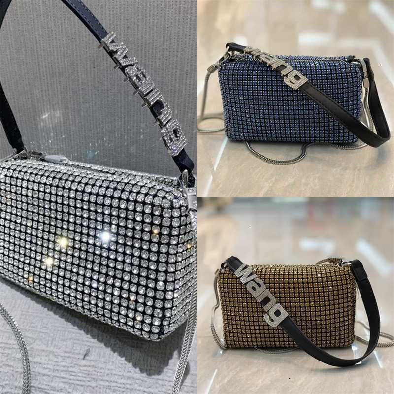 Sac de designer Dîner Party Sac Sacs à main Plein Strass Femmes Sac à main Fashion Flap Brillant Wang Crystal Totes Haut Petits sacs à main pour