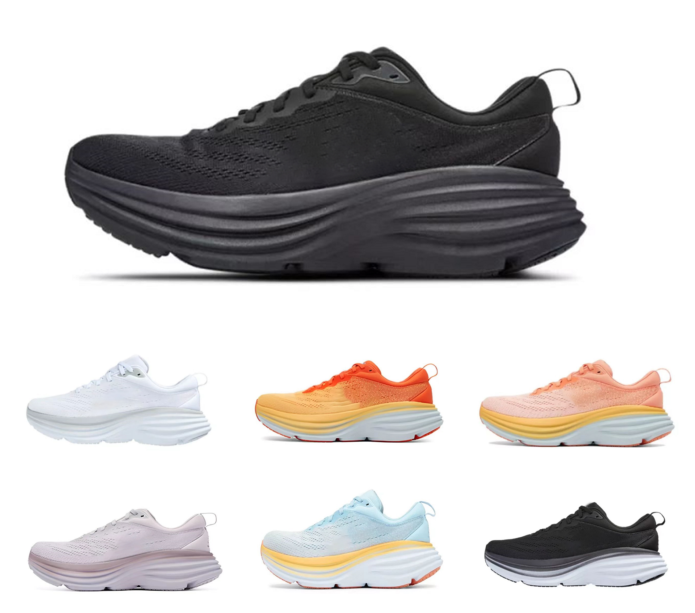 

2022 One Bondi 8 Road Running Shoes Lightweight Cushioning Long Distance Runner Shoe Mens Womens Girls Boys yakuda Sneakers Dropshiping Accepted lifestyle, Lmel