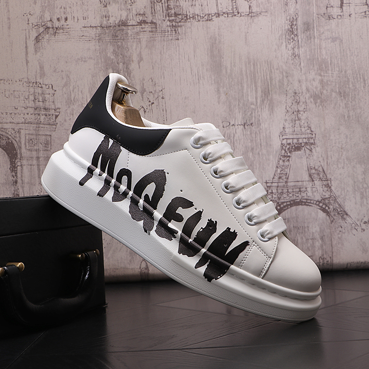 

British Style Wedding Dress Party Shoes Fashion Luxury Lace Up Sports Casual Sneakers Light Round Toe Thick Bottom Business Leisure Walking Loafers C50, Black