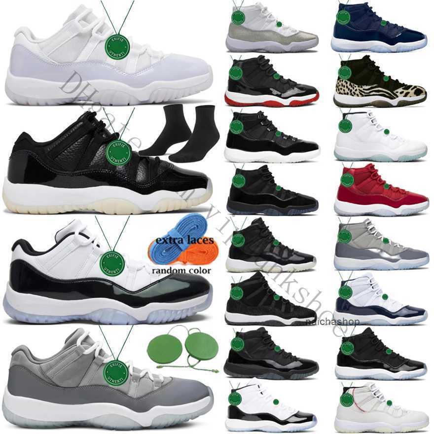 

2023 Basketball Shoes Trainers Sneakers Legend Blue Bred Cool Grey Pink Maxs Jumpman 11S Mens Women Low Jordens 11 Concord 45 Retros Jubilee 25Th, Color # 40