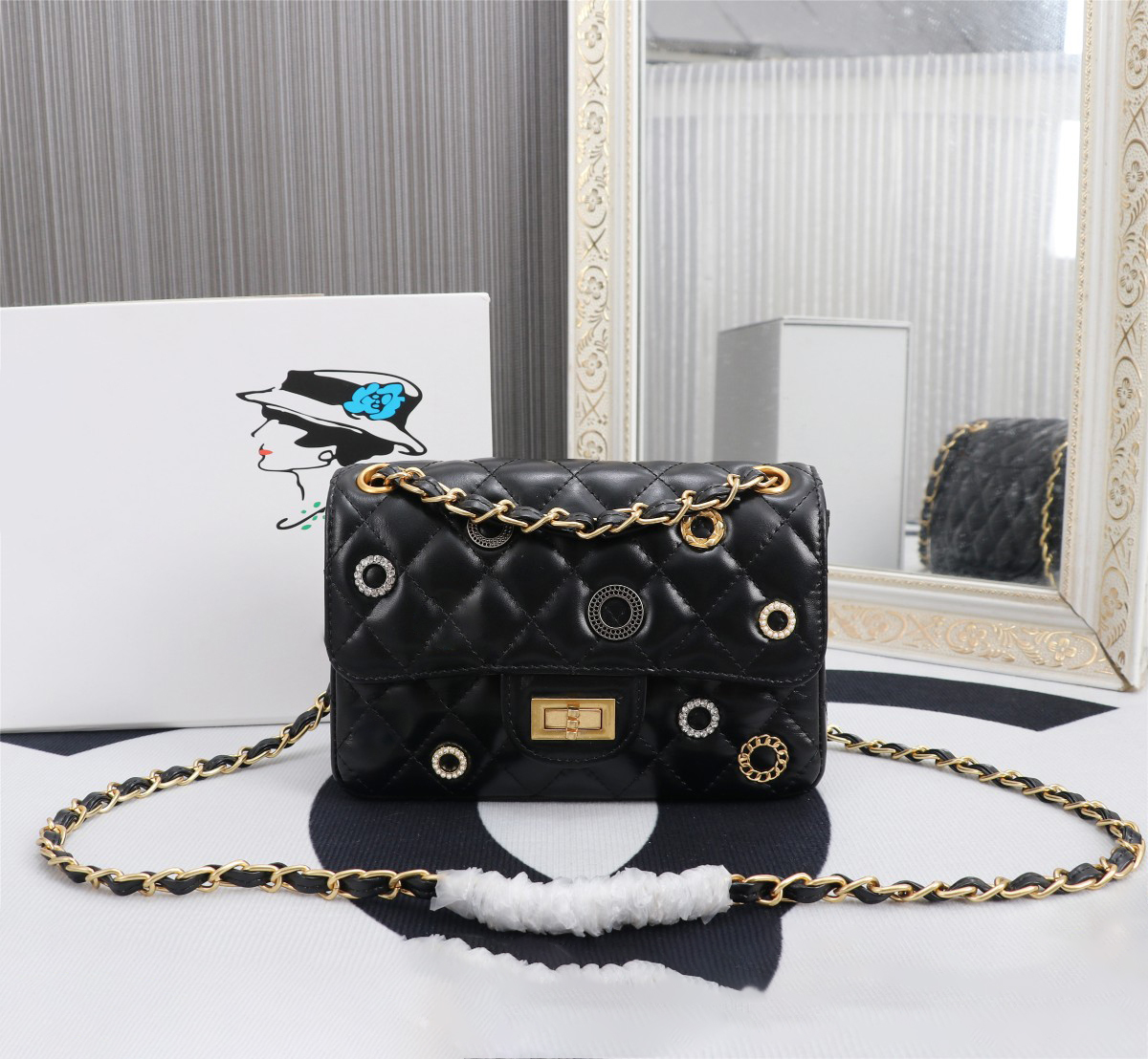 

2022 Designer Woman handbag Bag Date Quality Leather women purse messenger shoulder body handbags, Box