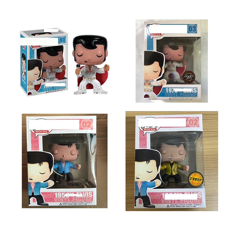 

new figures funko pop Elvis star more different styles figure model, Multicolor
