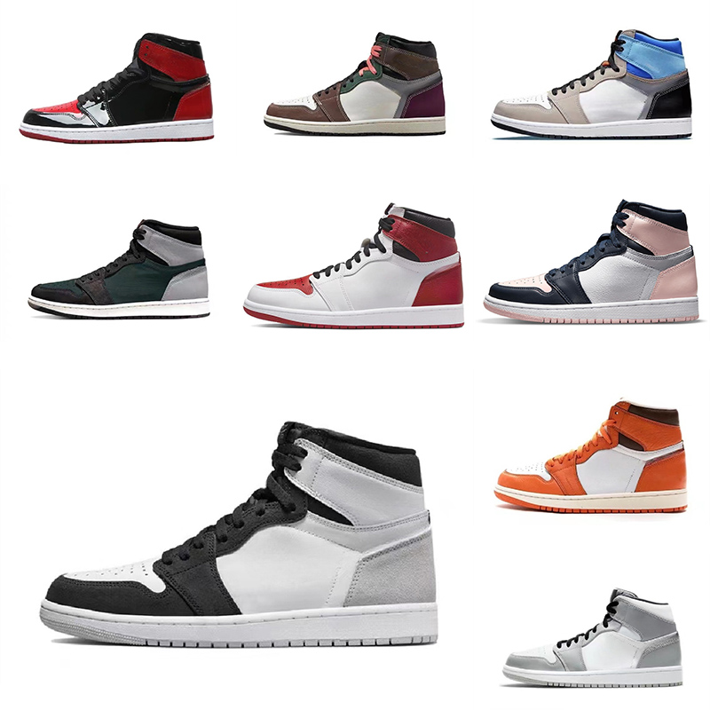 

Basketball Shoes Mocha Trainers Sneakers Bleached Coral Fearless Unc Royal Toe Linen Light Smoke Grey Pine Green Dark Jumpman 1 1S Og High Men Women Seafoam 0908, Men us7=eur40